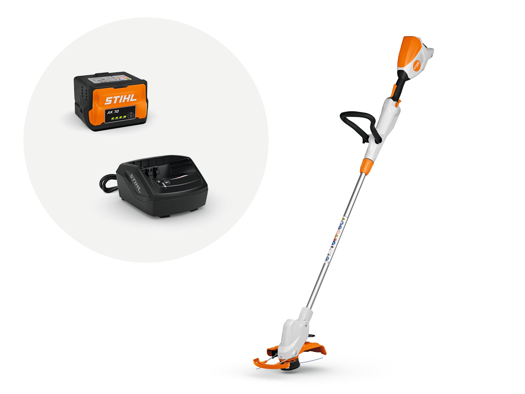 Stihl FSA 50 Battery Powered Trimmer | Set Includes AK 10 Battery & AL 101 Charger