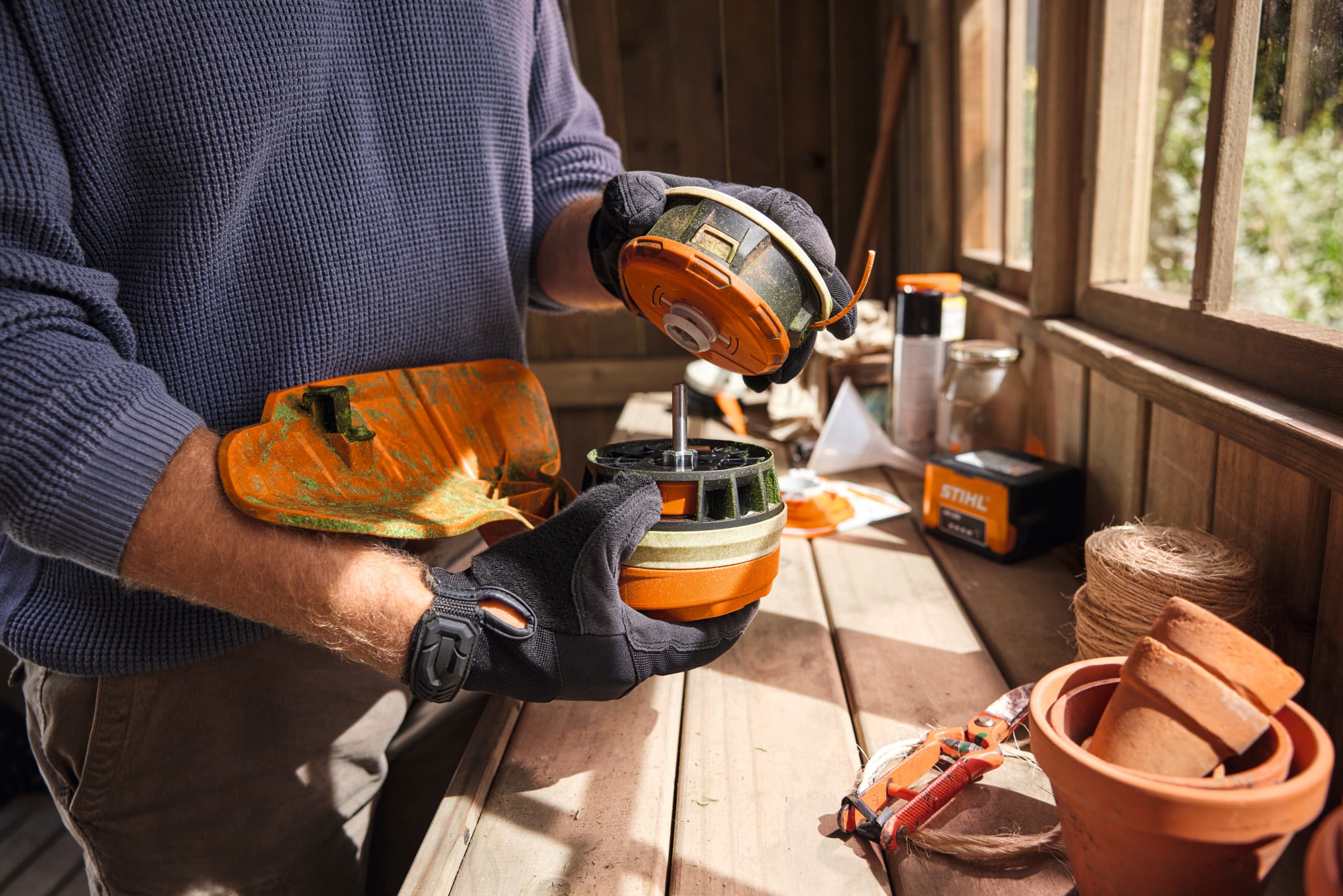 Stihl FSA 70 R Battery Powered Grass Trimmer | Set includes AK 20 Battery & AL 101 Charger