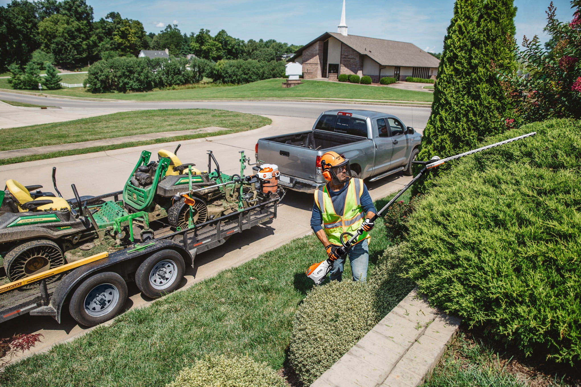 Stihl HLA 135 - 145° Battery Powered Extended Hedge Trimmer