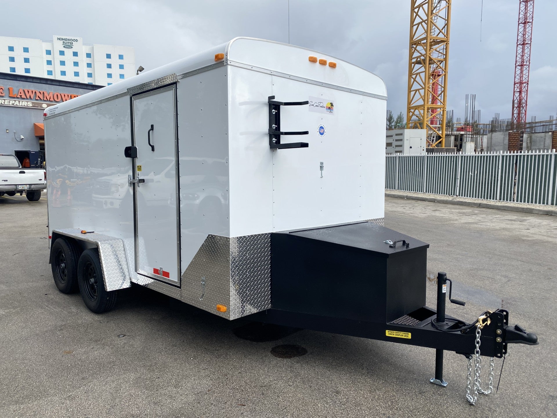 Suncoast Trailers 7x14 Enclosed Security Trailer | Fully Loaded