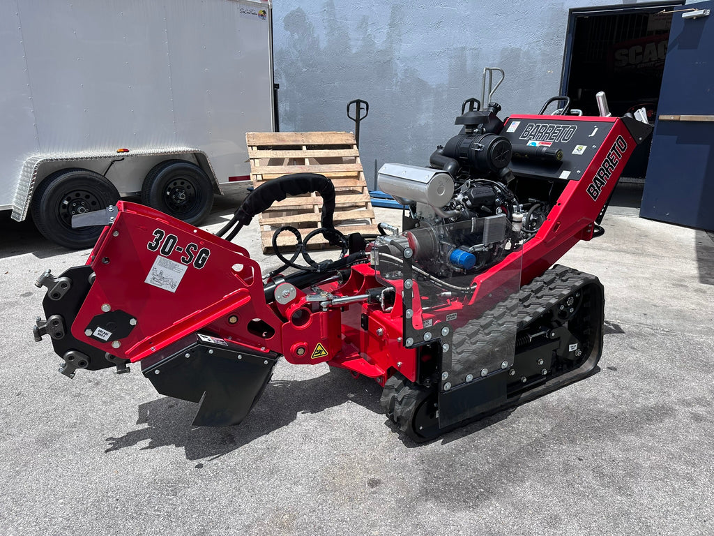 Barreto Hydraulic Stump Grinder | 20" Cutting Wheel | 25hp Honda iGX800 V-Twin