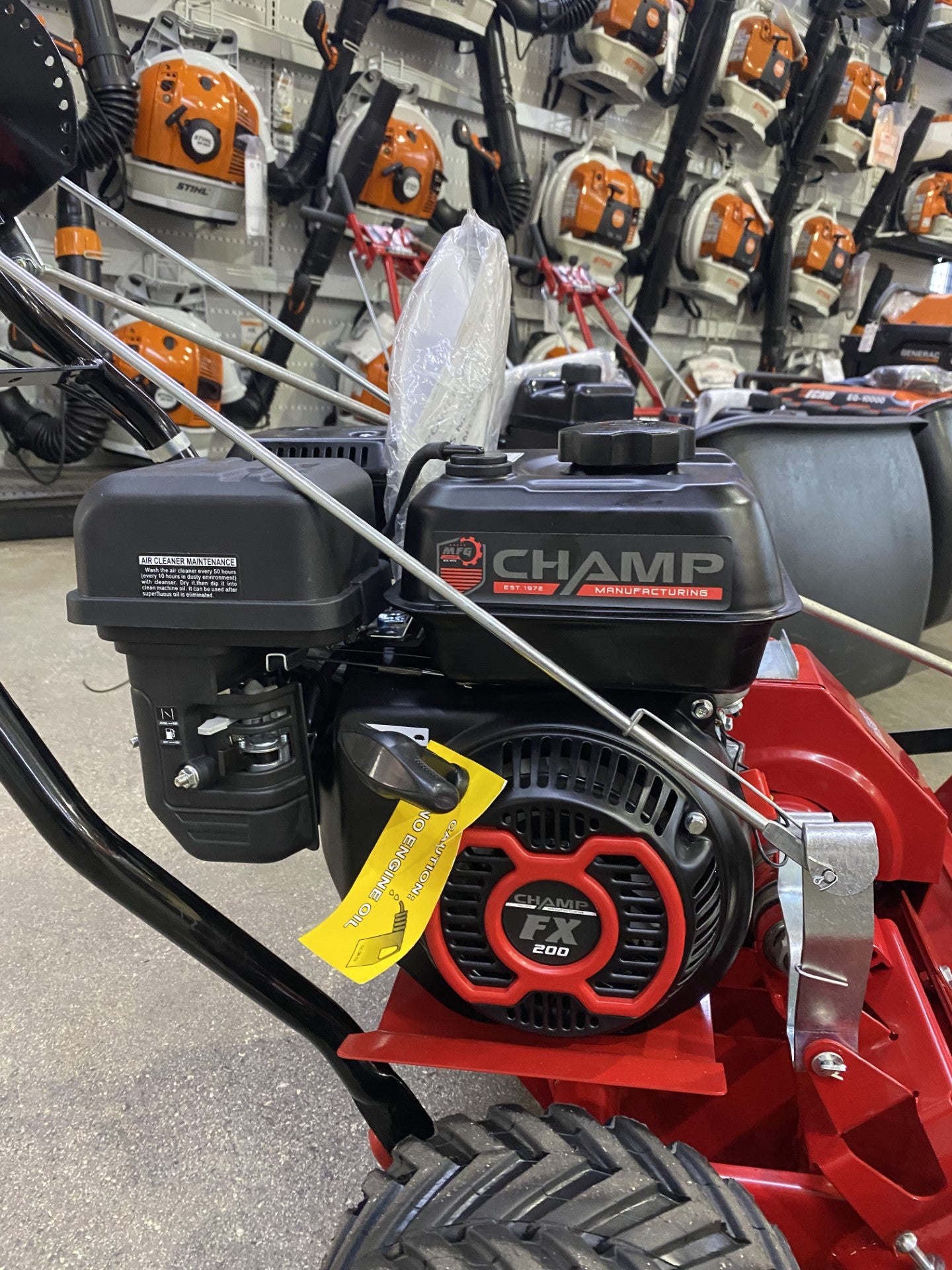 Tru-Cut C27 Front-Throw Reel Mower 27in FX200 Swivel Double Casters and Front Roller