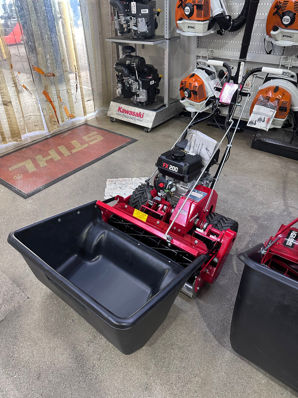 Tru-Cut C27 Front-Throw Reel Mower 27in FX200 Swivel Double Casters and Front Roller