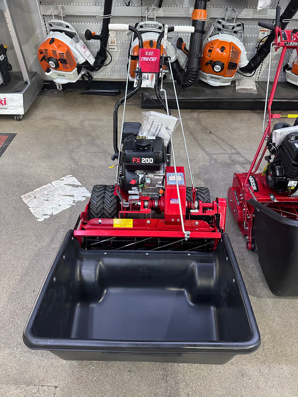 Tru-Cut C27 Front-Throw Reel Mower 27in FX200 Swivel Double Casters and Front Roller