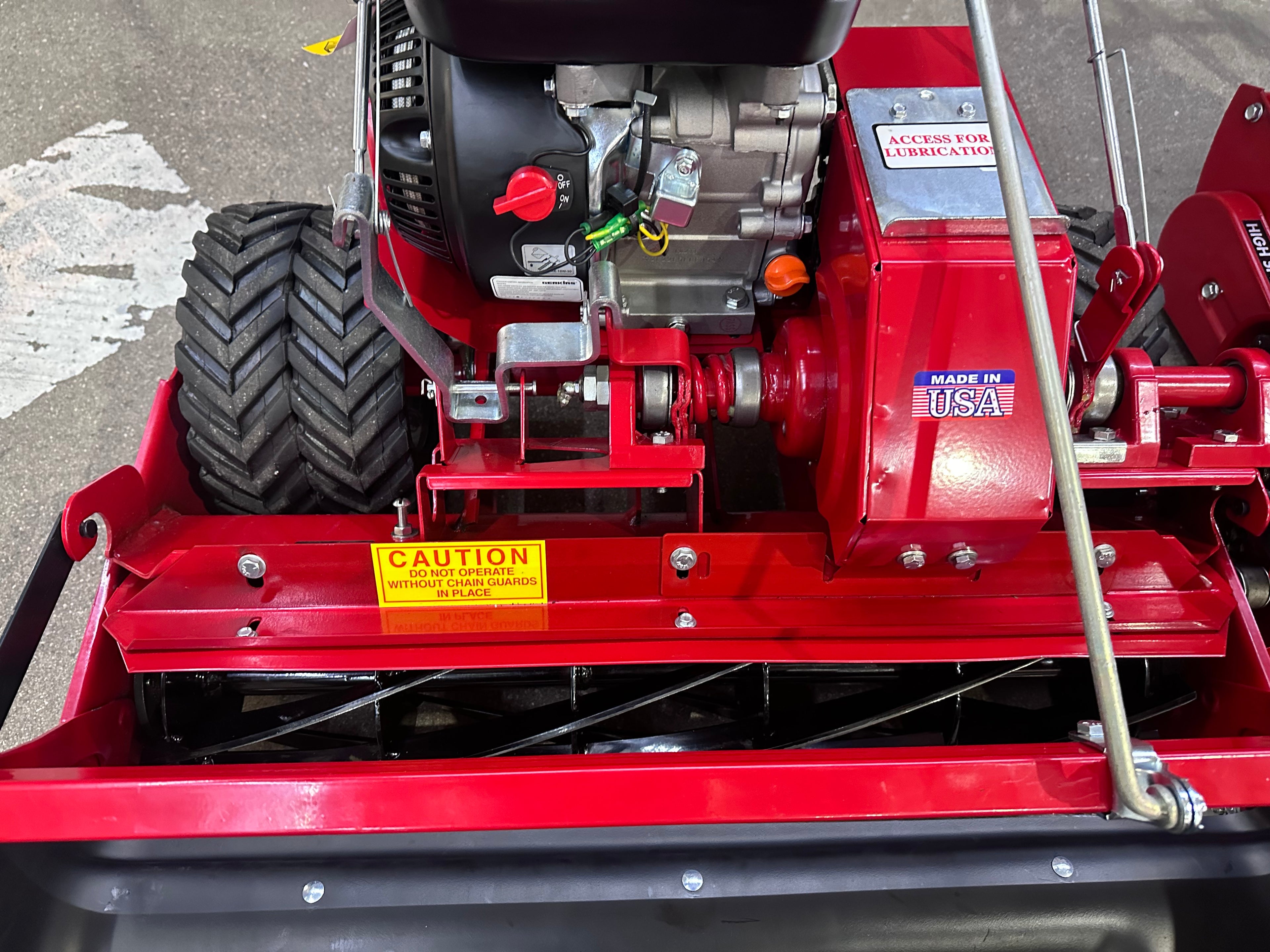 Tru-Cut C27 Front-Throw Reel Mower 27in FX200 Swivel Double Casters and Front Roller