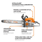 Stihl MS 271 Farm Boss Gas Chainsaw | .325" Pitch .050" Gauge