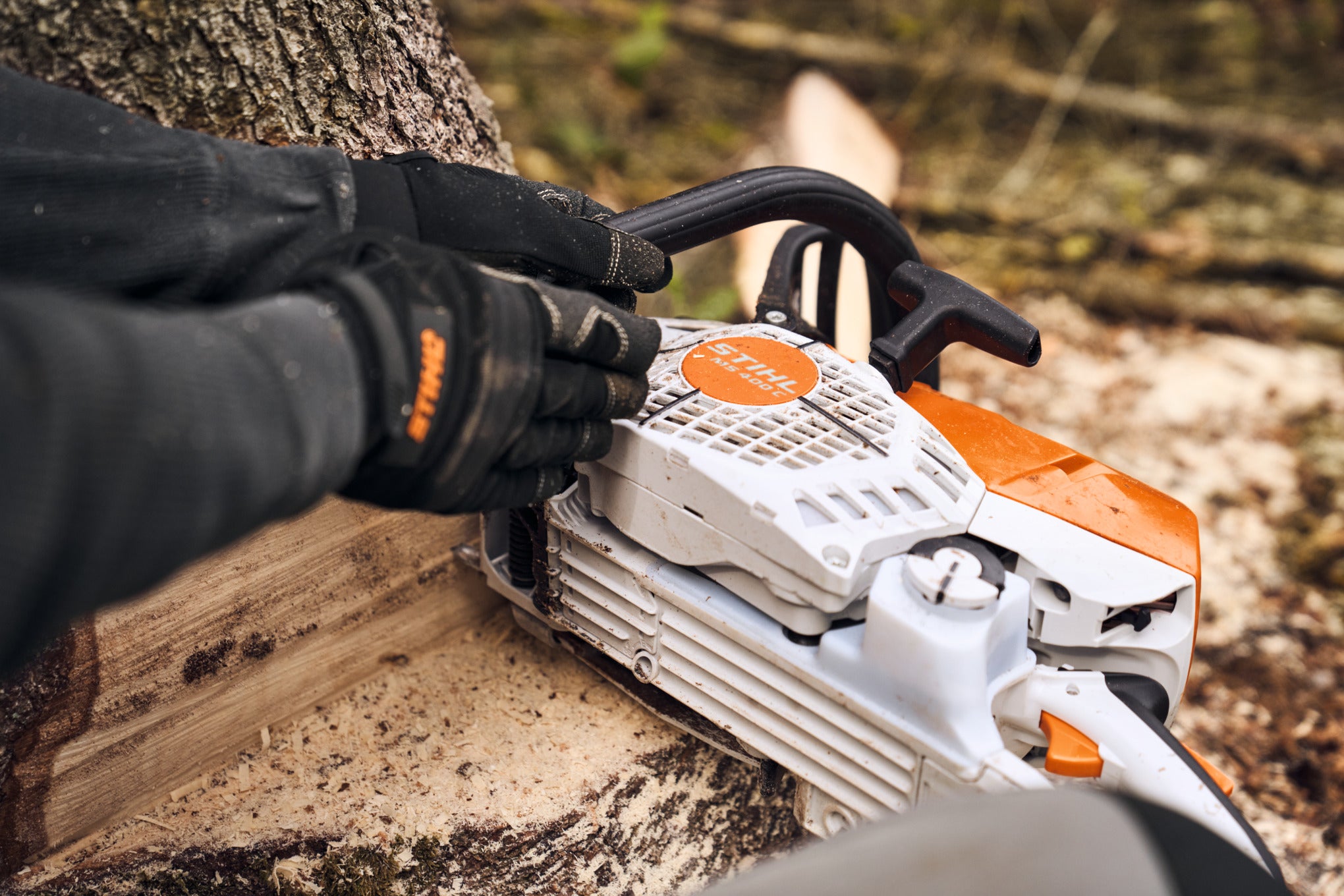 Stihl MS 400 C-M Gas Chainsaw | Up to 25" Bar, 3/8" Pitch .050" Gauge