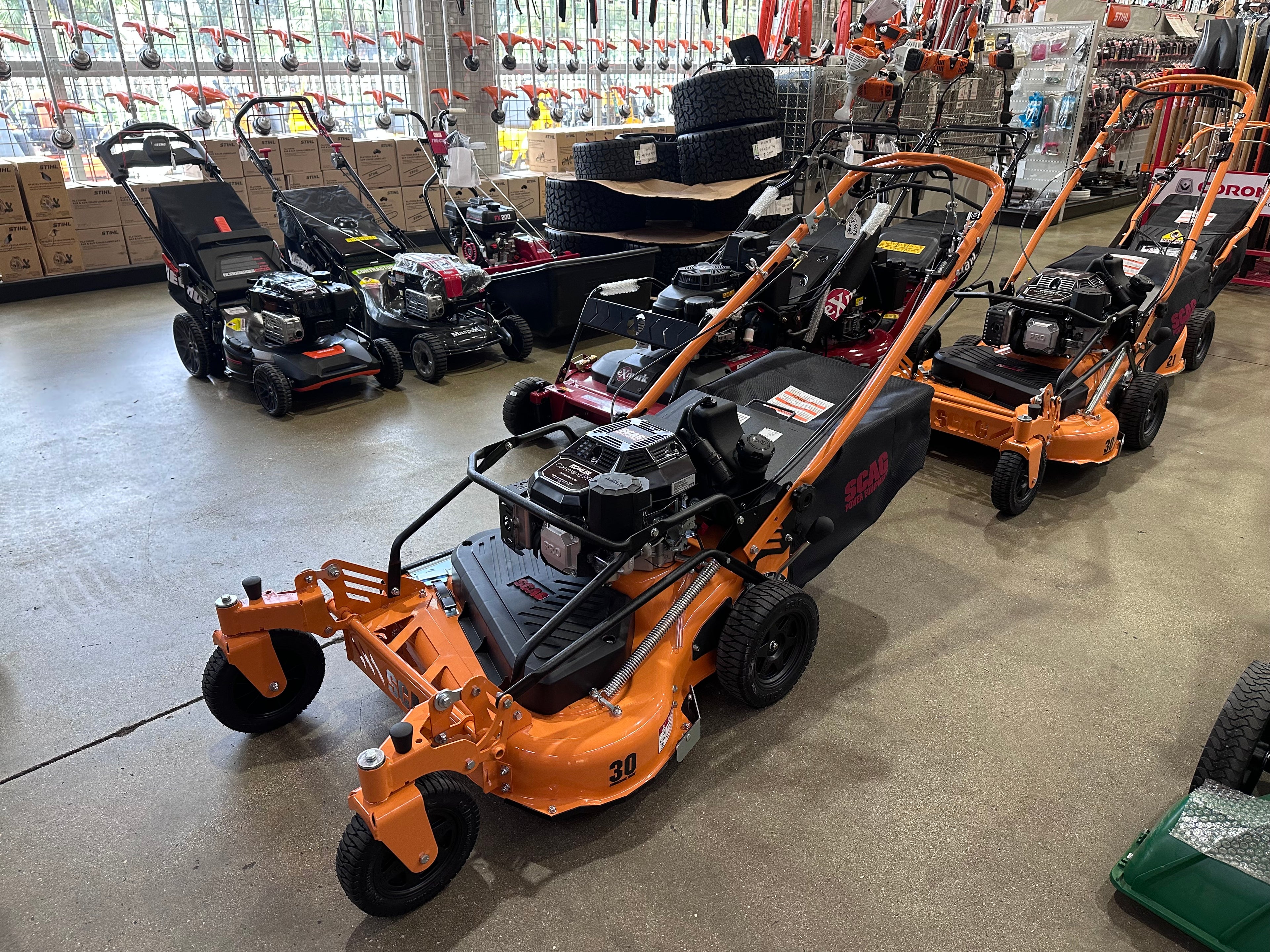 Scag SFC II 30" Walk Behind Mower | 3-in-1 Deck, Kohler Command PRO CV224
