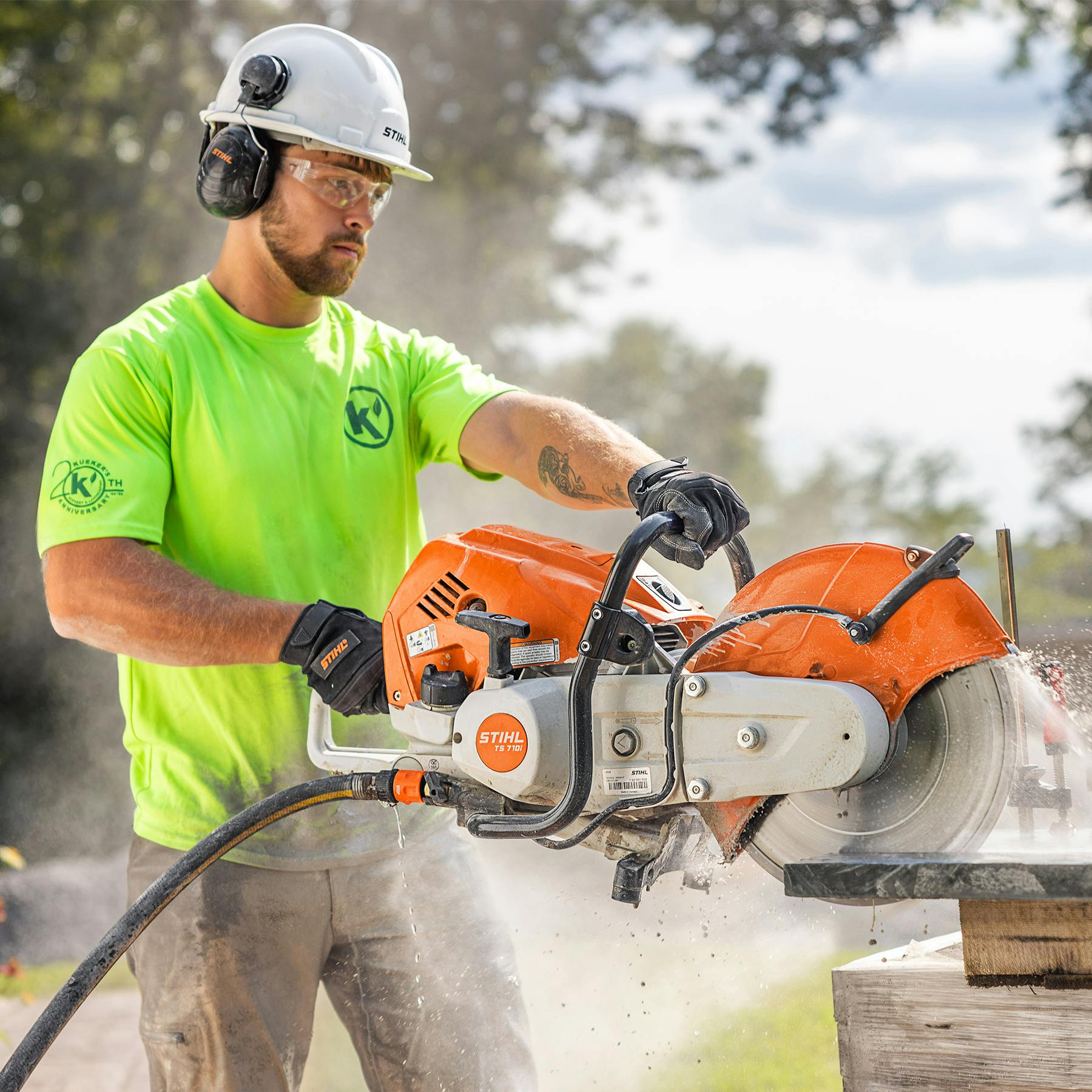 Stihl TS 710i Professional Concrete Cutter | 14" Cutting Wheel, EFI