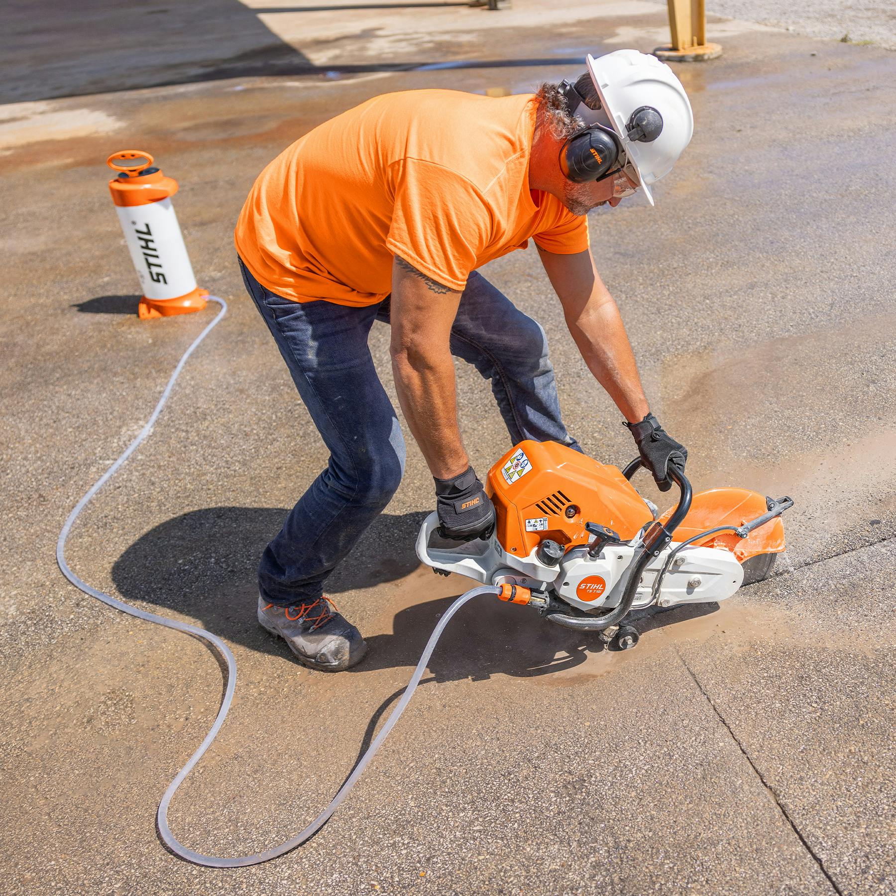 Stihl TS 710i Professional Concrete Cutter | 14" Cutting Wheel, EFI