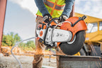 Stihl TS 500i Professional Concrete Cutter | 14" Cutting Wheel, Electronic Water Control, EFI