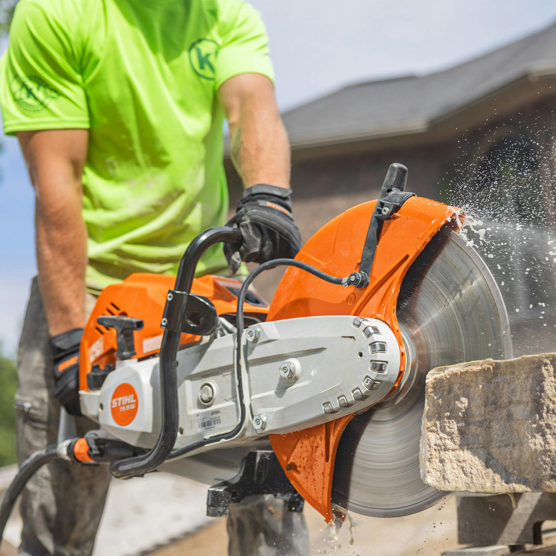 Stihl TS 910i Professional Concrete Cutter | EFI, 102cc, 16" Cutting Wheel